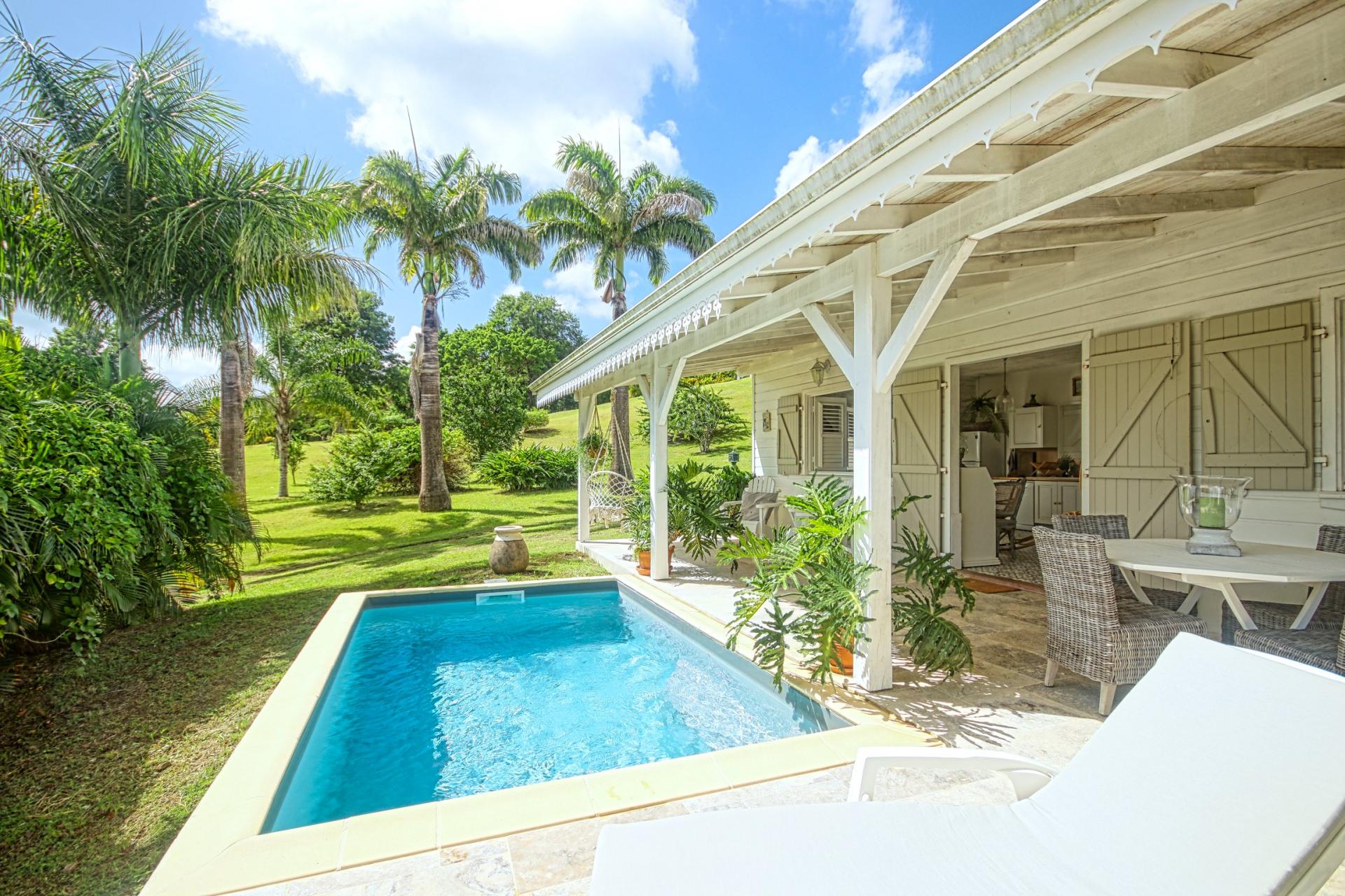 1 Location villa Martinique- Piscine